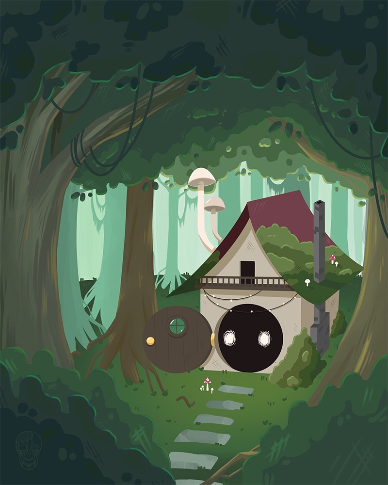 Enigma Hiding in a Cottage.