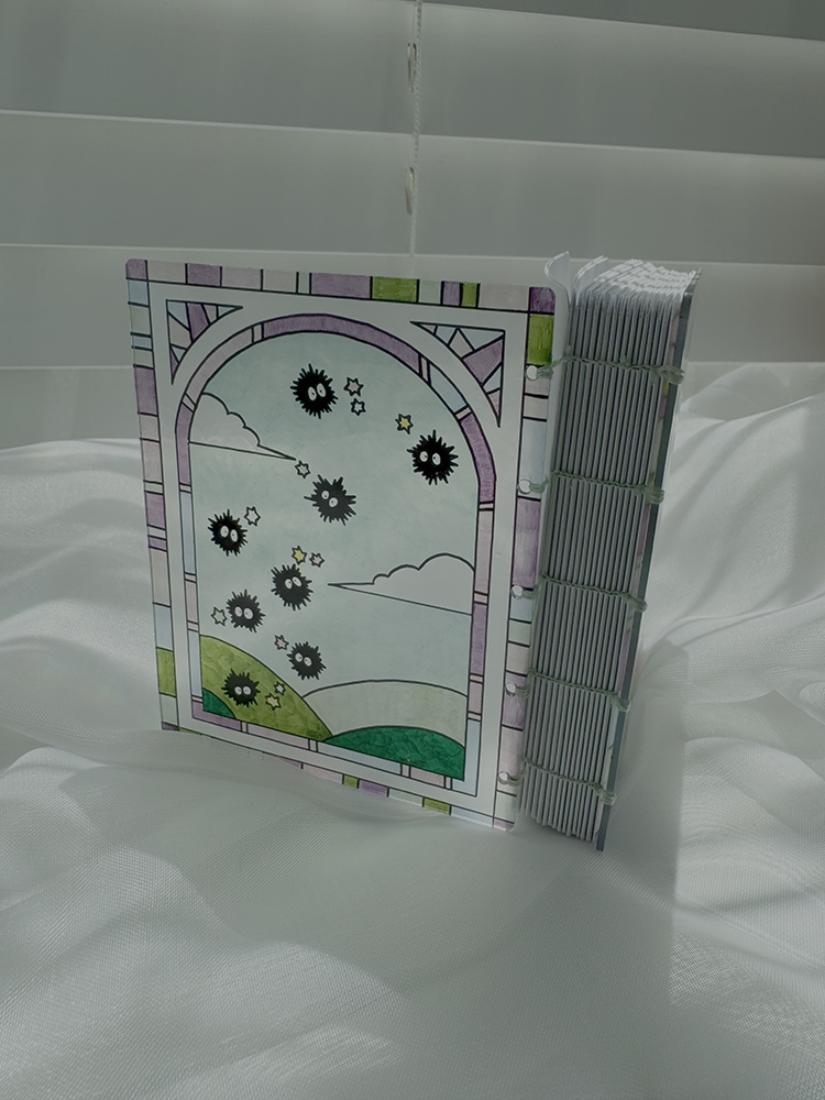 Totoro Book Cover (back).